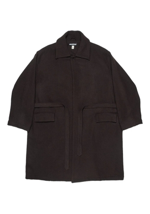 monitaly pocket coat - Brown