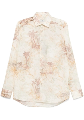 ETRO floral-print shirt - Neutrals
