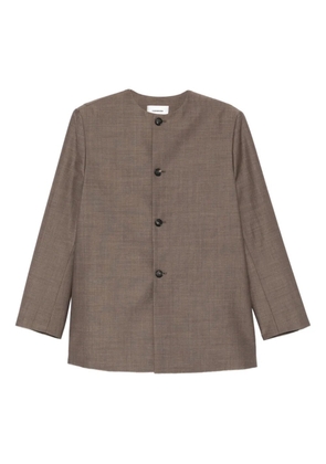 Cordera button-up coat - Brown