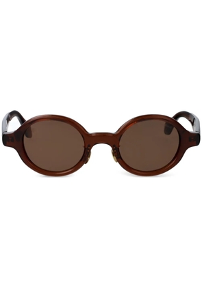Giorgio Armani round-frame sunglasses - Brown
