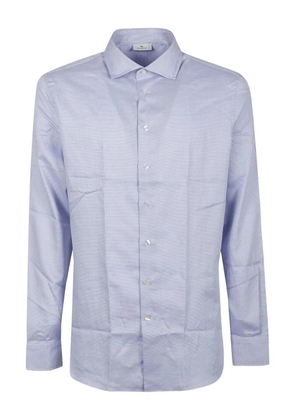ETRO long-sleeve cotton shirt - Blue