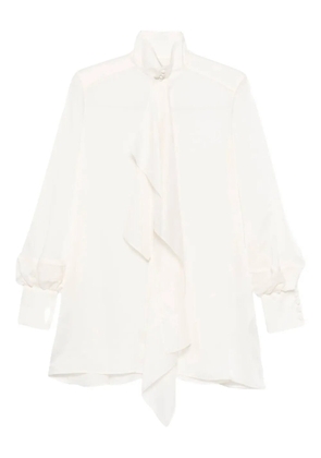 sacai ruffled shirt - White