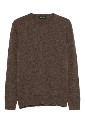 Roberto Collina crew-neck sweater - Brown