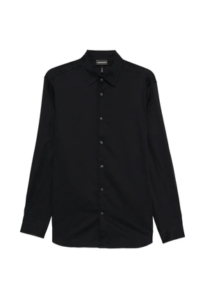 Emporio Armani buttoned long-sleeve shirt - Blue