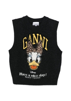 GANNI x Disney crew-neck vest - Grey