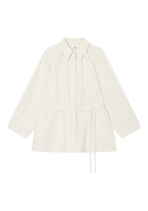 TOMBOY belted shirt - Neutrals