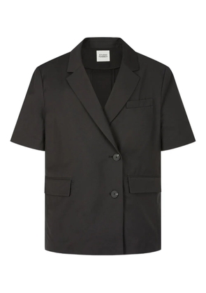 TOMBOY short-sleeved lapel oversized jacket - Grey