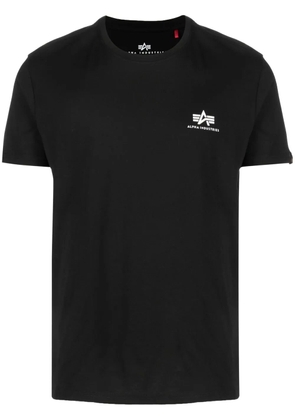 Alpha Industries logo-print cotton T-shirt - Black