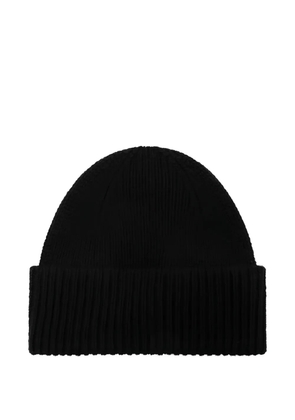 Roberto Collina ribbed-pattern beanie hat - Black