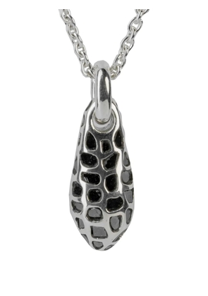 Parts of Four sterling silver Chrysalis diamond necklace