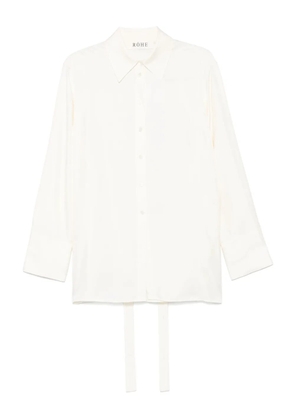 Róhe silk shirt - Neutrals
