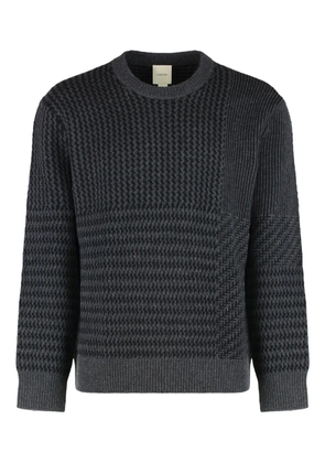 Calvin Klein crew-neck ribbed sweater - Grey