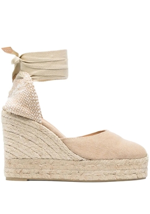 Castañer Carina 8 100mm wedge espadrilles - Neutrals