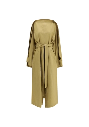 Petar Petrov belted trench coat dress - Green