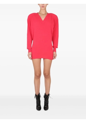 Philosophy Di Lorenzo Serafini V-neck long-sleeve mini dress - Red