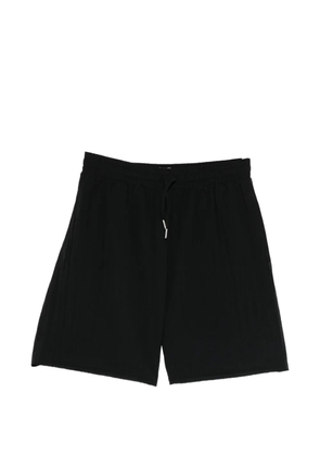 Arte Antwerp drawstring-fastening textured shorts - Black