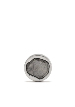 Parts of Four diamond-embellished single stud earring - Silver