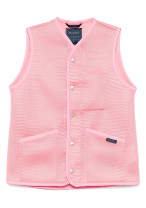 Comme Des Garçons Girl mesh gilet - Pink