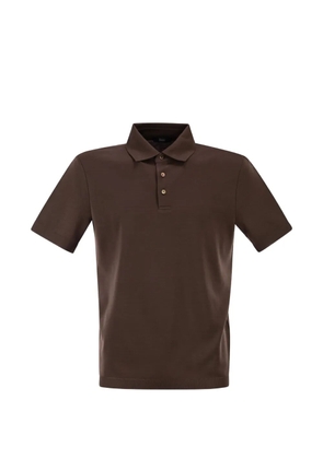 Herno cotton polo shirt - Brown