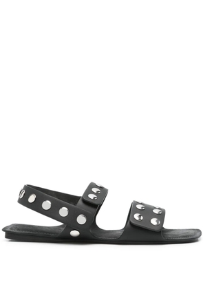 KHAITE Boden flat sandals - Black