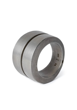 Parts of Four Crevice brushed ring - Silver