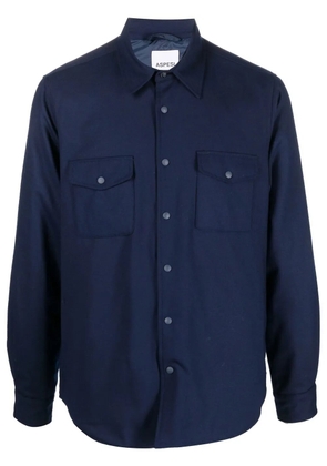 ASPESI buttoned-up long-sleeved shirt - Blue