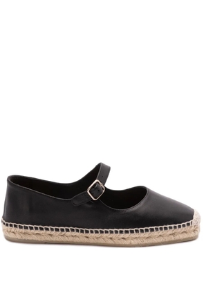 Castañer leather ballerina shoes - Black