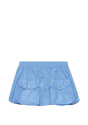 MSGM flap-pocket mini skirt - Blue