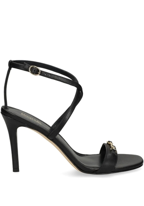 Michael Michael Kors 90mm logo-plaque sandals - Black