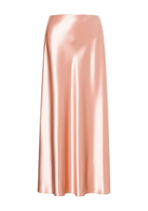 Alberta Ferretti satin midi skirt - Pink