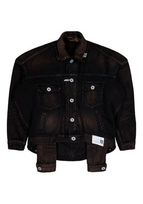 Maison MIHARA YASUHIRO layered denim jacket - Black