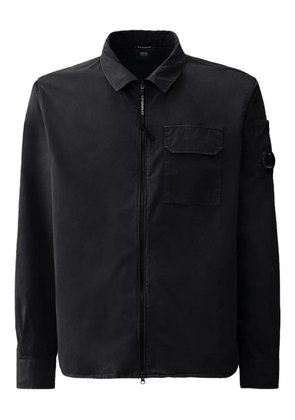 C.P. Company zip-pocket cotton overshirt - Black