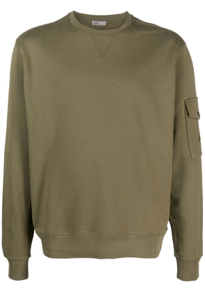 Herno crew-neck cotton sweatshirt - Green