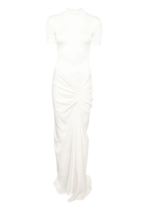Christopher Esber ruched gown - White