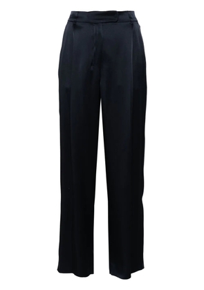 'S Max Mara Amleto satin straight trousers - Blue