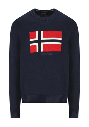 Napapijri crew-neck sweater - Blue