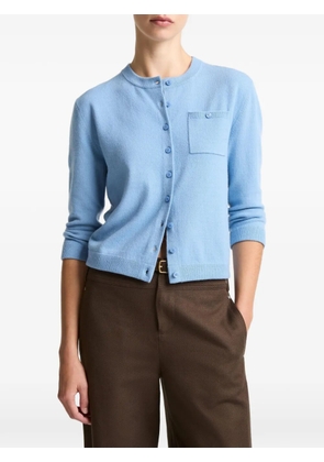 Vince chest-pocket cardigan - Blue