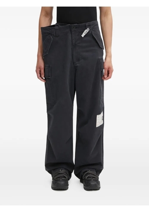 Maison MIHARA YASUHIRO layered label cargo pants - Grey