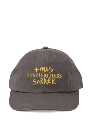LES HÉRITIERS x Mas Sorrer embroidered cap - Grey