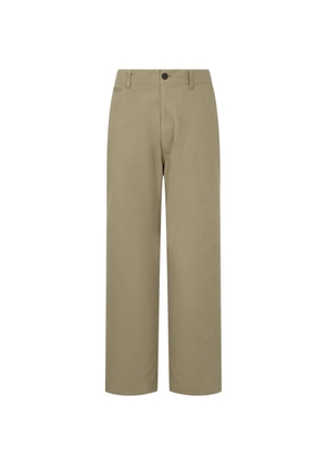TOMBOY straight-leg cotton trousers - Neutrals