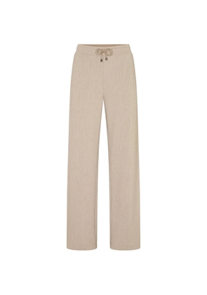 Juvia drawstring striped trousers - Neutrals