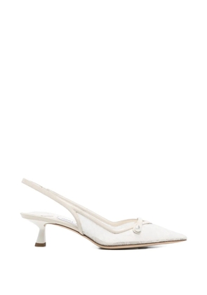 Jimmy Choo Amita slingback pumps - White