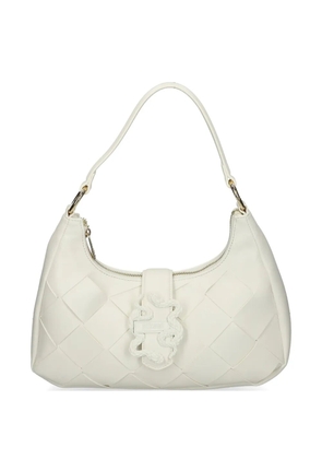 Just Cavalli woven buckle-snake bag - Neutrals