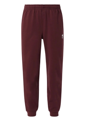Lacoste logo-print track pants - Red