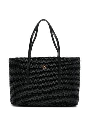 Calvin Klein pleated tote bag - Black