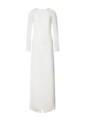 Alberta Ferretti satin dress - White