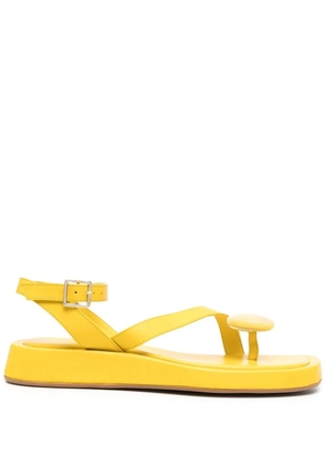 GIABORGHINI open-toe sandals - Yellow