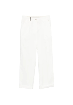 Peserico pleated trousers - White