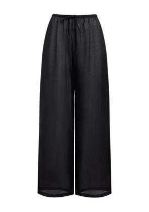 12 STOREEZ drawstring trousers - Black