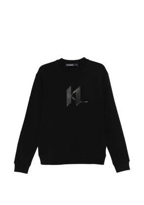 Karl Lagerfeld logo-print crew-neck sweatshirt - Black